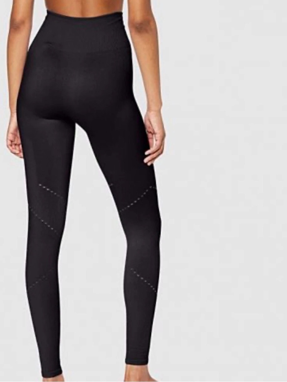 Nike Dri-Fit Black Athletic Power Seamless Training‎ Legging Tights Small S